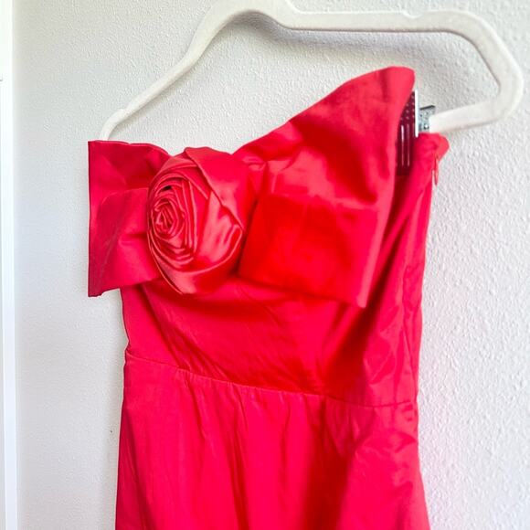NWT Anthropologie Hutch 3D Rosette Strapless Mini Dress Size Medium - Picture 7 of 12